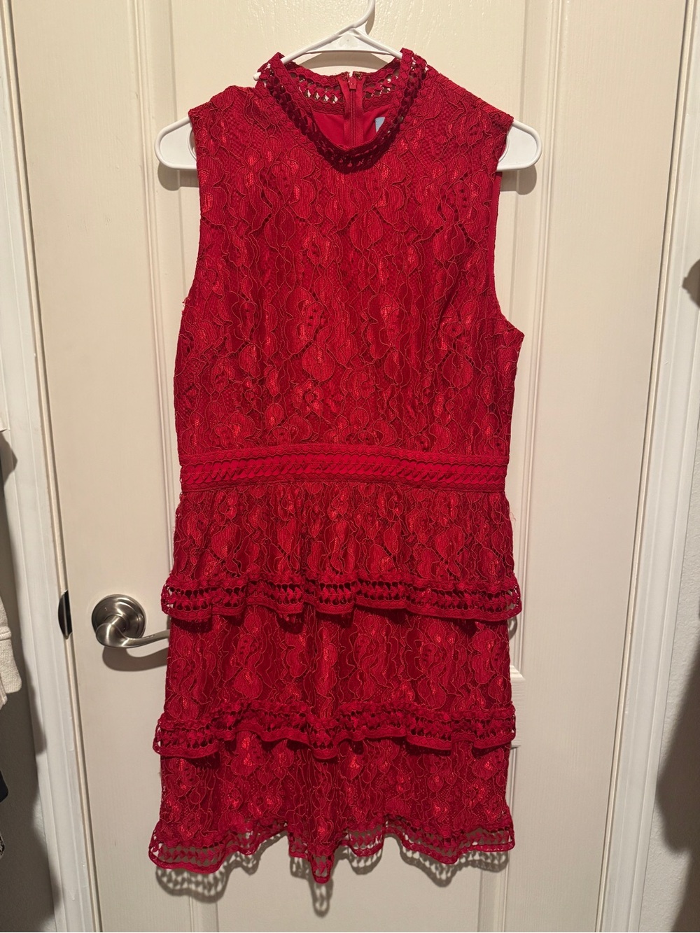 CeCe Red Lace Dress